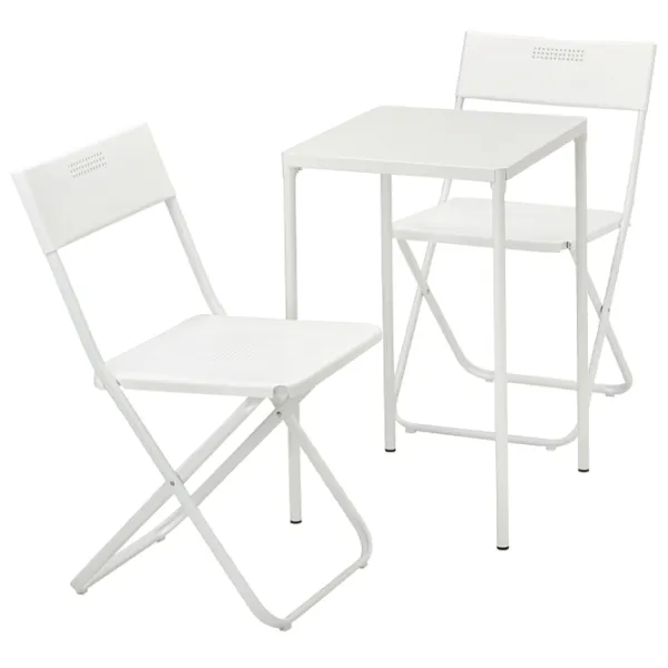 Set mobilă grădină Ikea Fejan 1+2  Plastic / Plastic / Plastic / White photo 1
