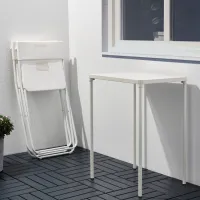 Set mobilă grădină Ikea Fejan 1+2 Plastic / Plastic / Plastic / White photo 5
