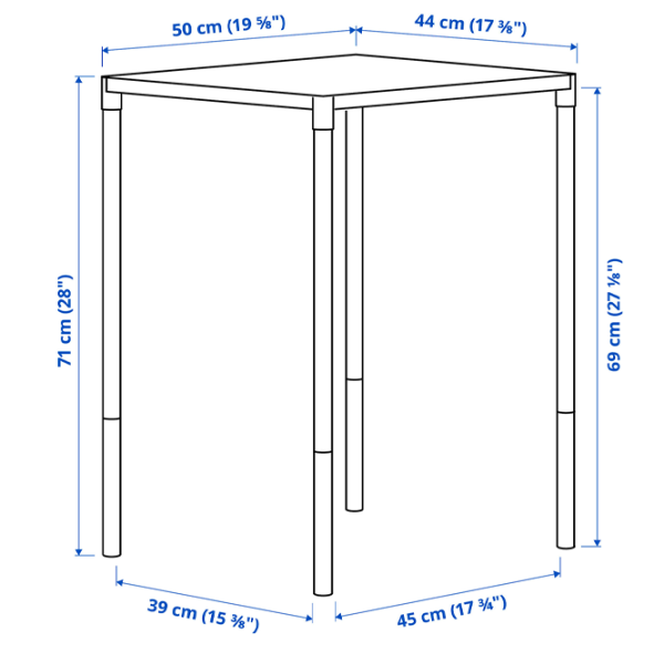 Set mobilă grădină Ikea Fejan 1+2  Plastic / Plastic / Plastic / White photo 6