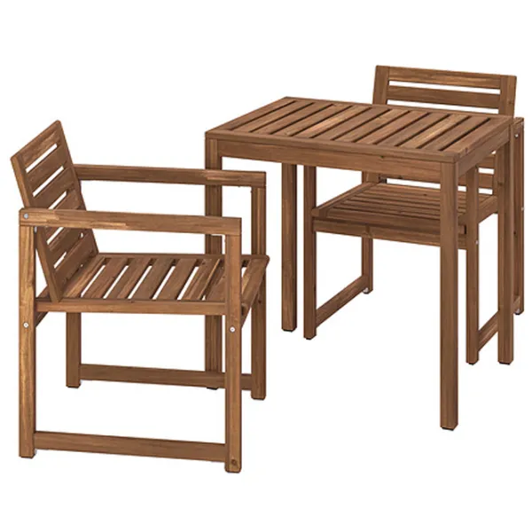Set mobilă grădină Ikea Nammaro 2  Lemn / Lemn / Lemn / Light Brown photo 1 Set mobilă grădină Ikea Nammaro 2  Lemn / Lemn / Lemn / Light Brown photo 1