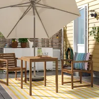 Набор садовой мебели Ikea Nammaro 2 Дерево / Дерево / Дерево / Светло-коричневый photo 2