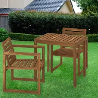 Набор садовой мебели Ikea Nammaro 2 Дерево / Дерево / Дерево / Светло-коричневый photo 3