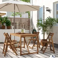 Набор садовой мебели Ikea Nammaro 4 Дерево / Дерево / Дерево / Светло-коричневый photo 3
