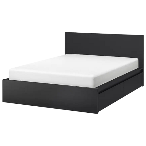 Pat Ikea Malm 2 160 x 200 cm / Furnir / Black photo 1 Pat Ikea Malm 2 160 x 200 cm / Furnir / Black photo 1