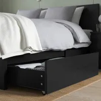 Кровать Ikea Malm 2 160 x 200 см / Шпон / Черный photo 6