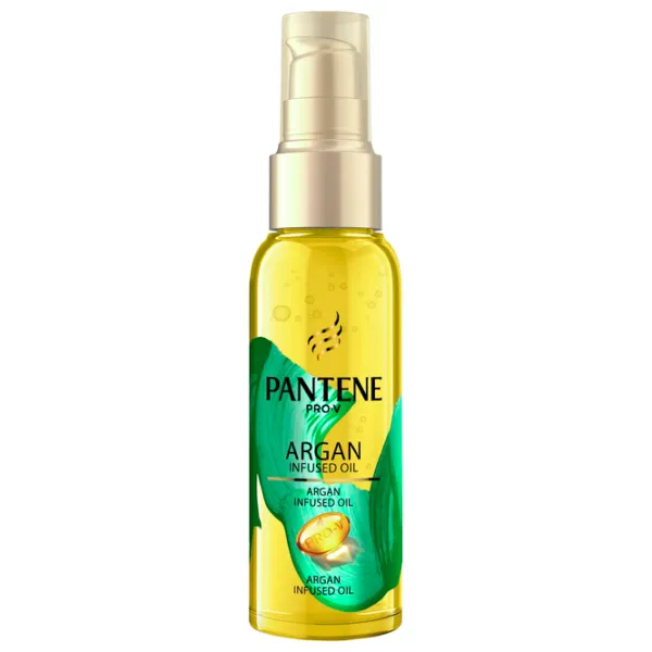 Ulei pentru păr Pantene Argan Smooth & Sleek 0.1l photo 1 Ulei pentru păr Pantene Argan Smooth & Sleek 0.1l photo 1