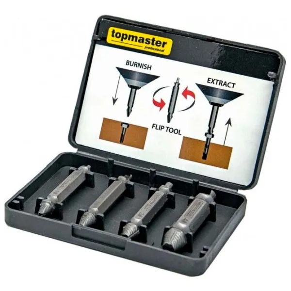 Set de extractori Topmaster 339701 Oțel / 4 photo 3