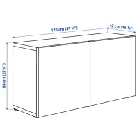 Тумба под телевизор Ikea Besta 64 x 120 x 42см / ДСП photo 2