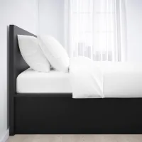 Кровать Ikea Malm 140 x 200 см / Массив / Черный photo 3