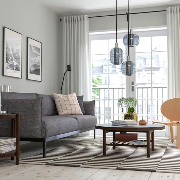 Măsuță de cafea Ikea Listerby 5671380 Dark Brown photo 3