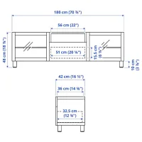 Comodă TV Ikea Besta 193 x 300 x 42 / PAL photo 2