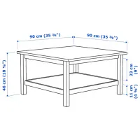 Măsuță de cafea Ikea Hemnes 5290167 Dark Brown photo 5