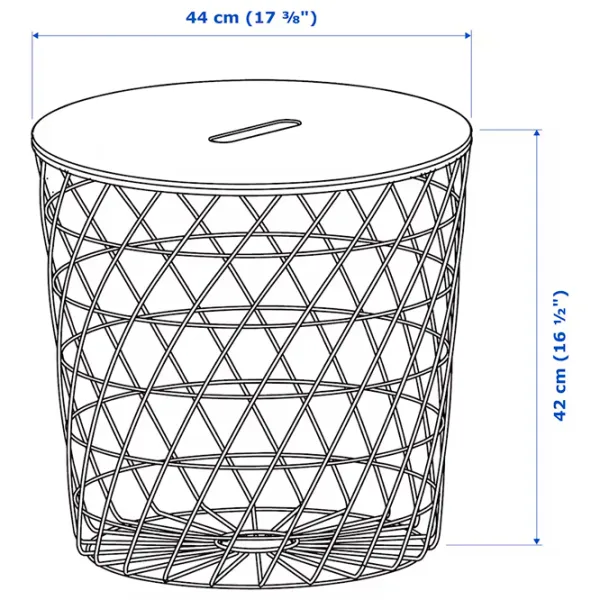 Măsuță de cafea Ikea Kvistbro 5290306 White photo 6