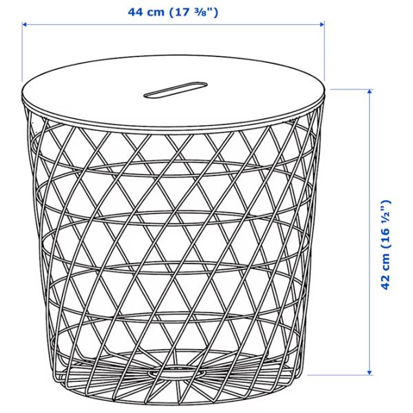 Măsuță de cafea Ikea Kvistbro 5290306 White photo 6