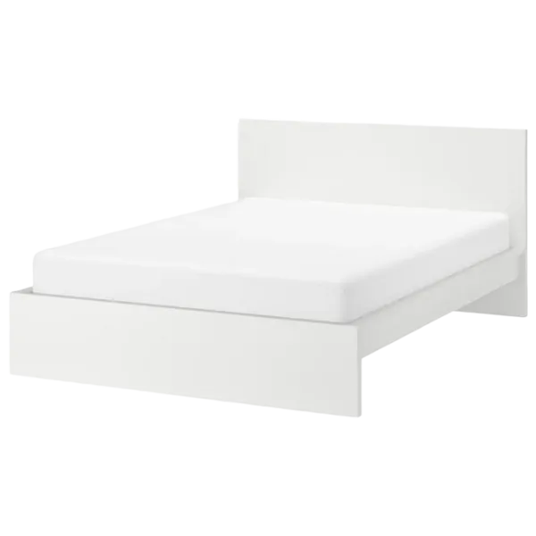 Кровать Ikea Malm 160 x 200 см / Массив / Белый photo 1