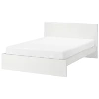 Кровать Ikea Malm 160 x 200 см / Массив / Белый