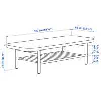 Măsuță de cafea Ikea Listerby 5671389 Dark Brown photo 4
