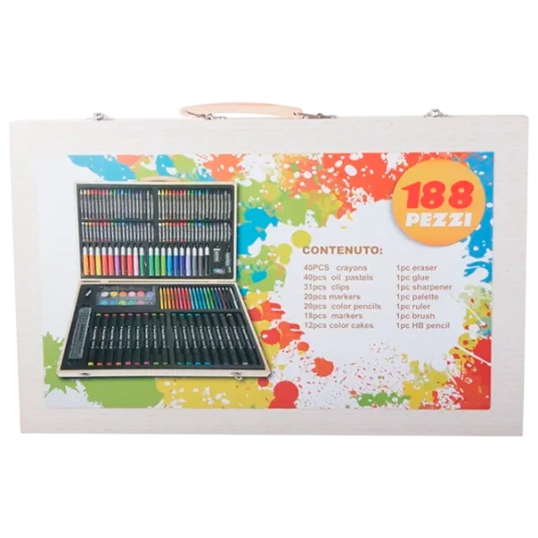 Set de creație 4Play Wooden Set  6+ / Multicolor Beige photo 1