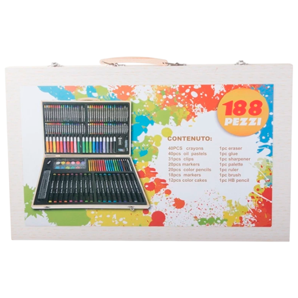 Set de creație 4Play Wooden Set  6+ / Multicolor Beige photo 1