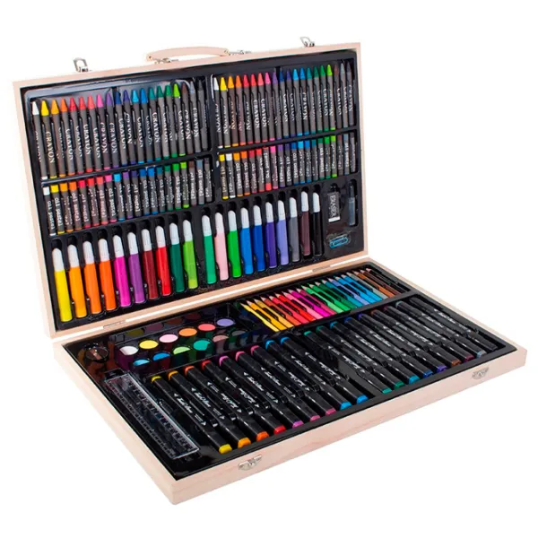 Set de creație 4Play Wooden Set  6+ / Multicolor Beige photo 2