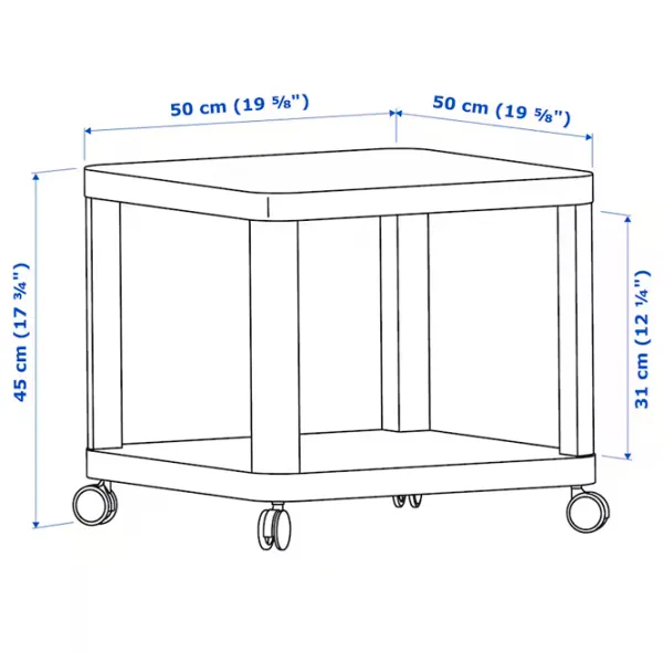 Măsuță de cafea Ikea Tingby 5290227 Gray photo 6