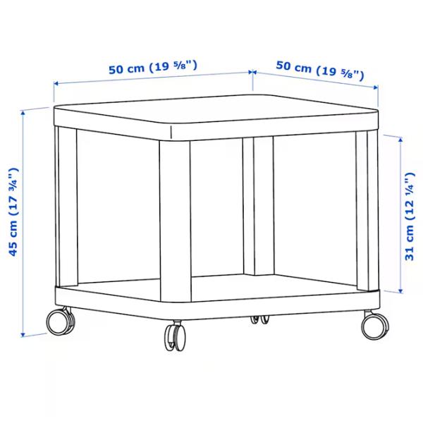 Măsuță de cafea Ikea Tingby 5290227 Gray photo 6