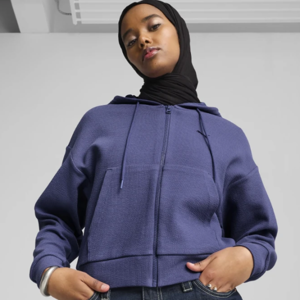 Спортивная куртка для женщин Puma PU68505646  M / Синий photo 2 Спортивная куртка для женщин Puma PU68505646  M / Синий photo 2