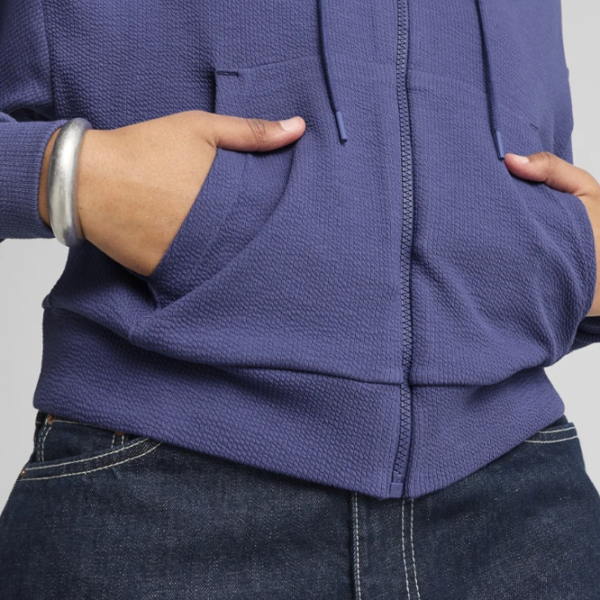 Спортивная куртка для женщин Puma PU68505646  M / Синий photo 3 Спортивная куртка для женщин Puma PU68505646  M / Синий photo 3