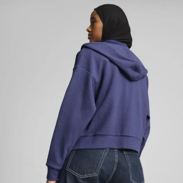 Спортивная куртка для женщин Puma PU68505646  M / Синий photo 4 Спортивная куртка для женщин Puma PU68505646  M / Синий photo 4