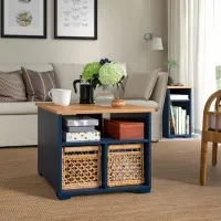 Măsuță de cafea Ikea Skruvby 5657585 Dark Blue photo 2