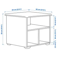 Măsuță de cafea Ikea Skruvby 5657585 Dark Blue photo 5