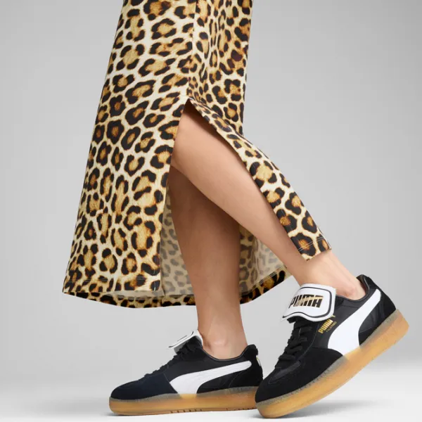 Платье для женщин Puma Wardrobe Ess Leo Luxe Slim All-Over Print  XL / Бежевый Черный photo 7