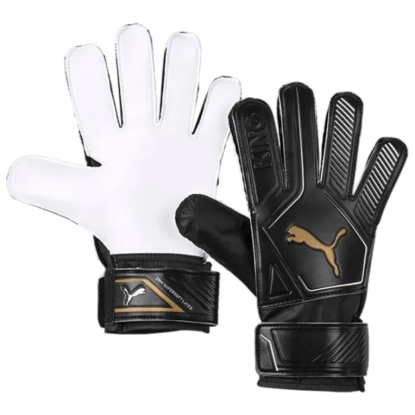Mănuși Puma King 4 8 / Black White photo 1 Mănuși Puma King 4 8 / Black White photo 1