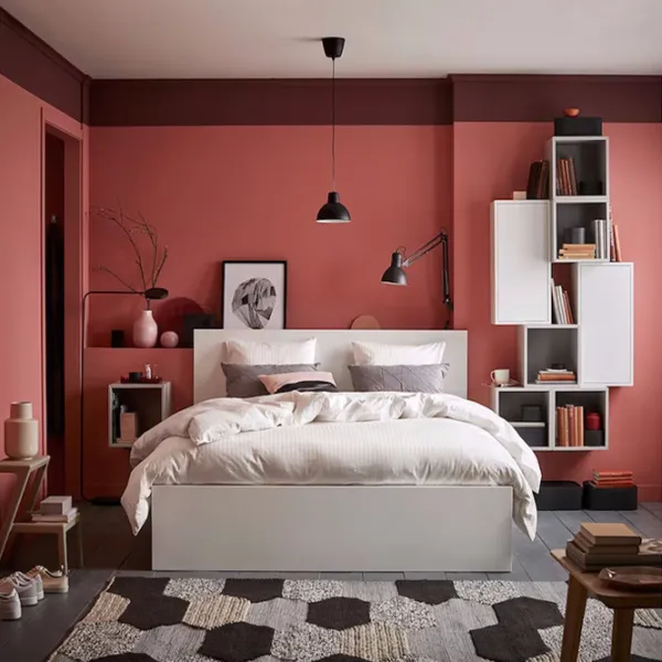 Кровать Ikea Malm Luroy 2 160 x 200 см / Шпон / Белый photo 8