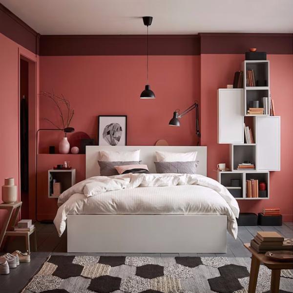 Кровать Ikea Malm Luroy 2 160 x 200 см / Шпон / Белый photo 8