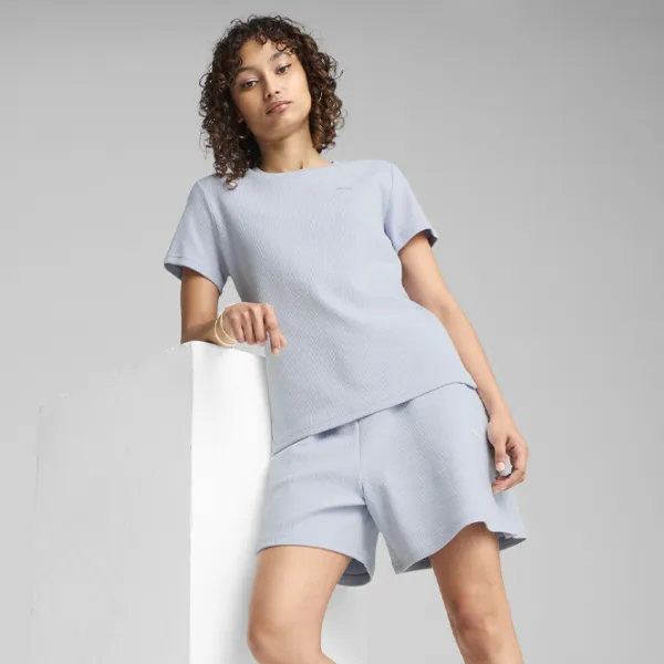 Шорты для женщин Puma PU68506247  XL / Светло-синий photo 4