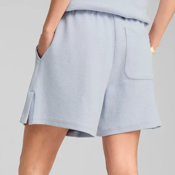 Pantaloni scurți pentru femei Puma PU68506247  L / Light Blue photo 5
