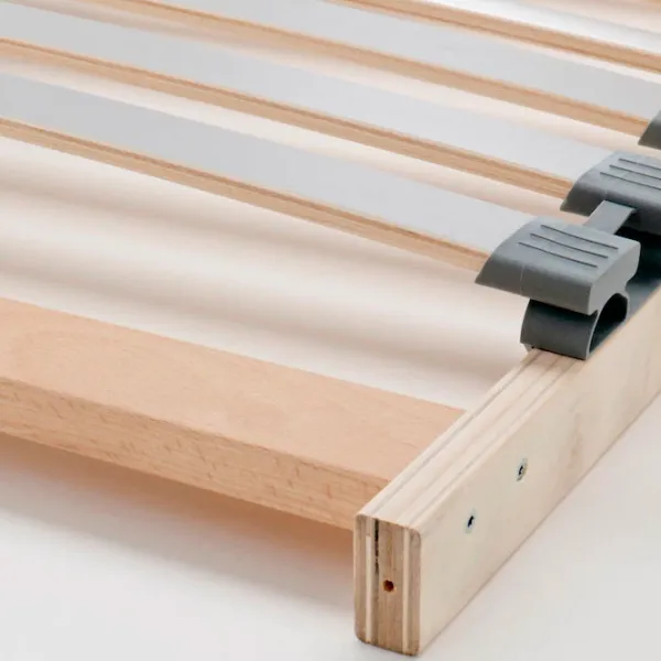 Кровать Ikea Malm/Lonset 90 x 200 см / Шпон / Белый photo 3