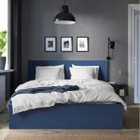 Кровать Ikea Malm/Lonset 140 x 200 см / Шпон / Синий photo 7