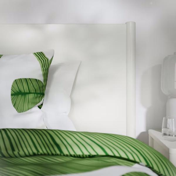 Кровать Ikea Tonstad/Luroy 4 140 x 200 см / Массив / Белый photo 5