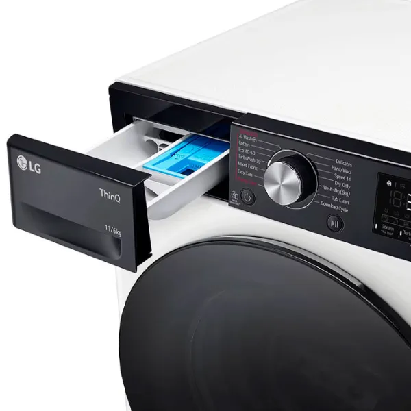 Стиральная машина с сушкой LG F4DR711S2H 10 кг / 1400 об/мин / Белый photo 14