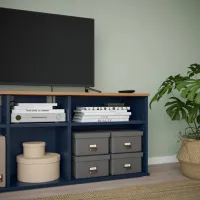 Тумба под телевизор Ikea Skruvby 140 x 216 x 38см / ДСП photo 2