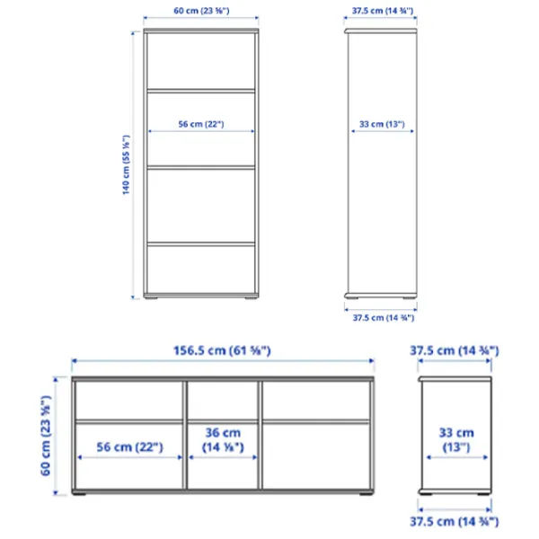 Comodă TV Ikea Skruvby 140 x 216 x 38 / PAL photo 7
