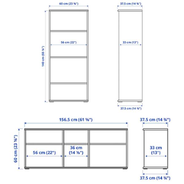 Comodă TV Ikea Skruvby 140 x 216 x 38 / PAL photo 7