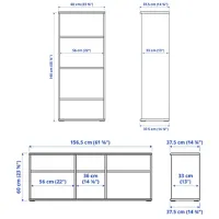 Тумба под телевизор Ikea Skruvby 140 x 216 x 38см / ДСП photo 7