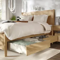 Кровать Ikea Tonstad 4 140 x 200 см / Массив / Wood photo 5
