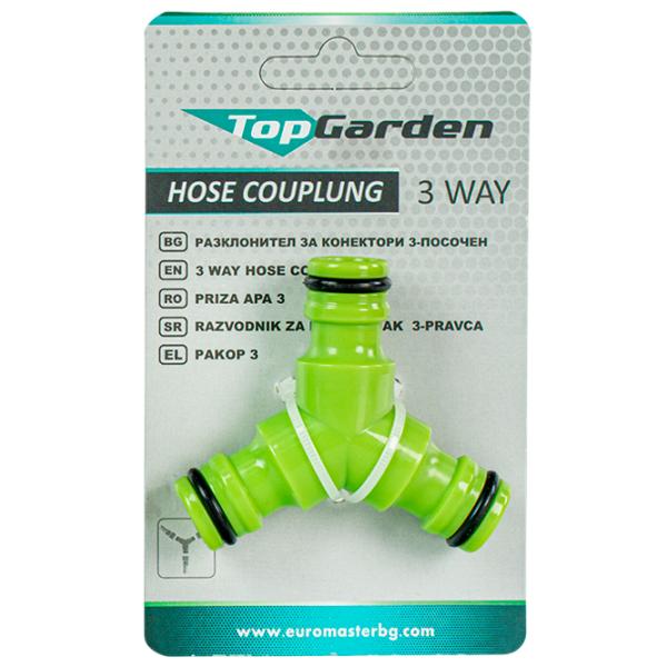 Соединитель шланга TopGarden 380971 Пластик / Ручная photo 1
