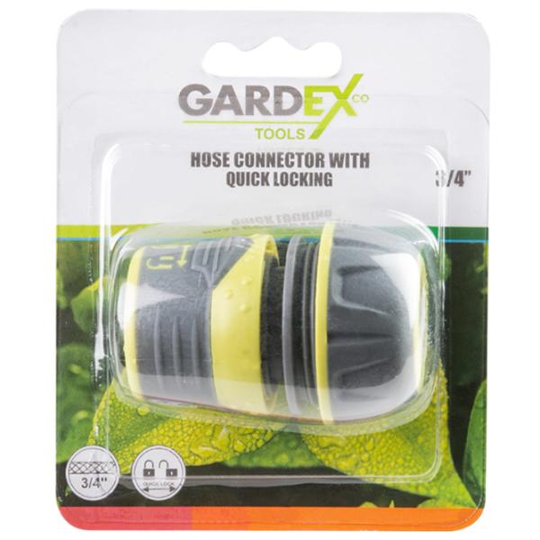 Соединитель шланга Gardex 404301 Пластик / Быстроразъёмное соединение photo 1