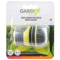 Соединитель шланга Gardex 404301 Пластик / Быстроразъёмное соединение