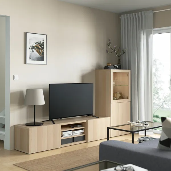 Тумба под телевизор Ikea Besta 240 x 129 x 42см / ДСП photo 3 Тумба под телевизор Ikea Besta 240 x 129 x 42см / ДСП photo 3